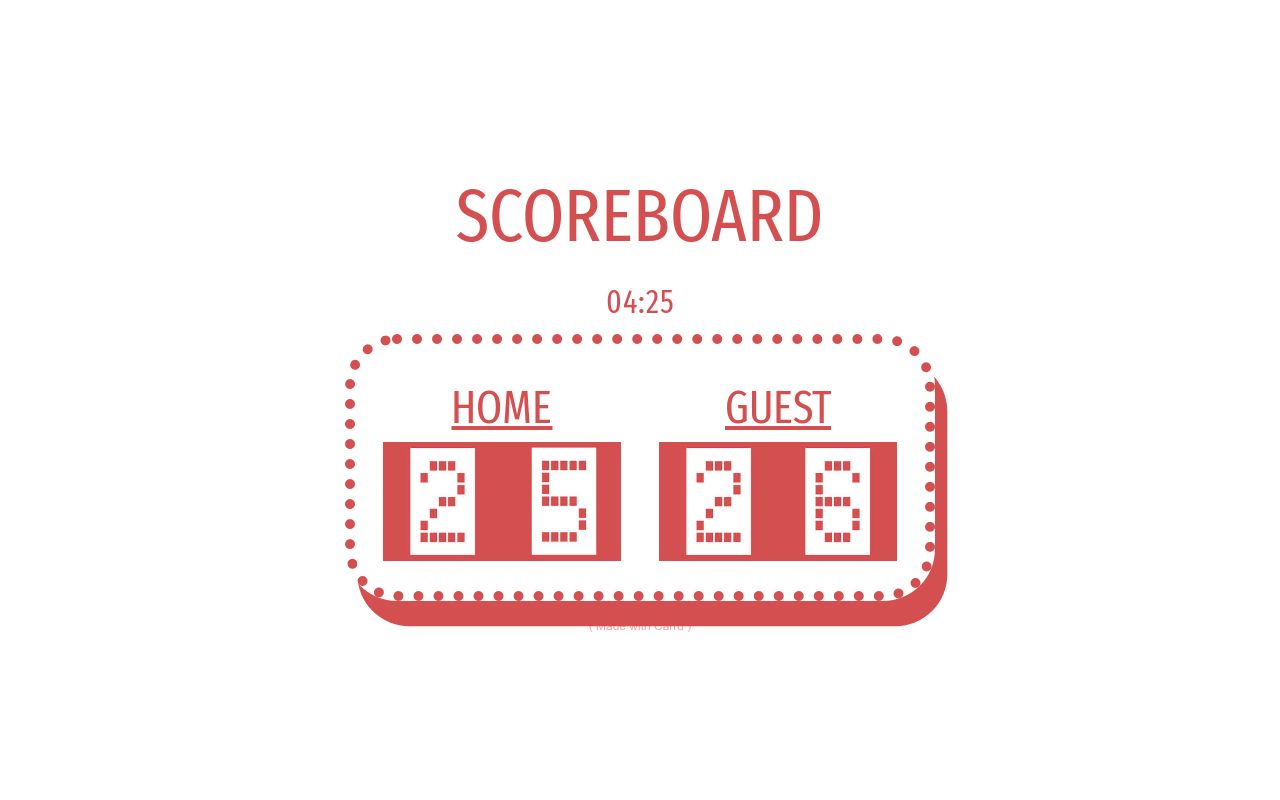 Carrd profile picture for @scoreboard